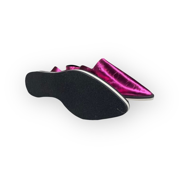 new Free People ༄ Lexa Pointed Toe Slingback Flat༄ Metallic Purple ༄ 37 6.5M 7M - Picture 11 of 16
